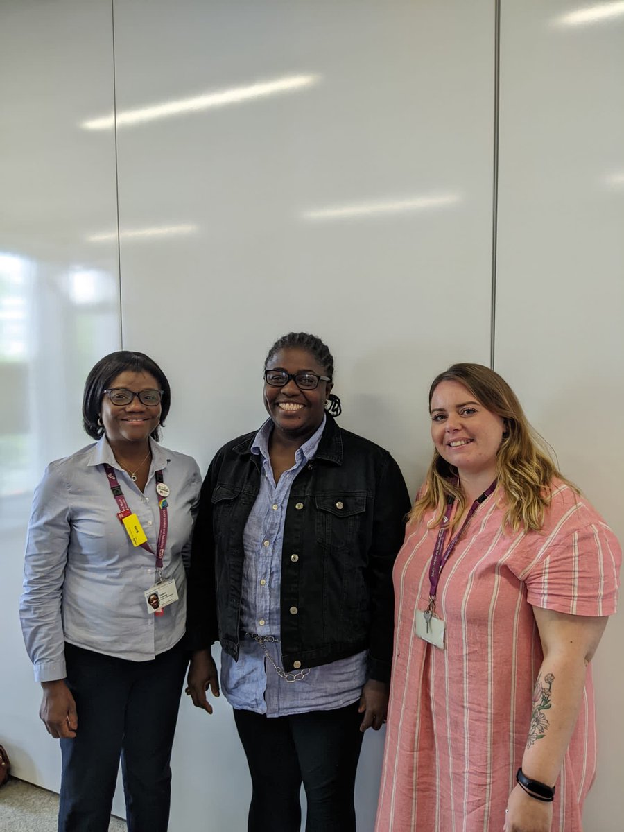 Meet Abigail (centre) a nurse who attended our recruitment event today ⁦@MaudsleyNHS⁩. Can you tell she was successful from the smile on her face.Thank you to our interviewers Sola and Katie for your time and commitment to the organisation💙 ⁦@SholaTaiAyodele⁩