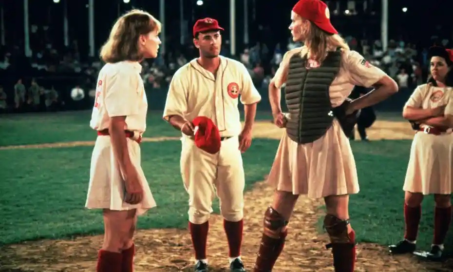 HansZimmer's tweet image. A League of Their Own ⚾️ premiered 30❗️years ago today, which is older than some of my children! This one holds a dear place in my heart as Penny Marshall was one the best directors I've ever worked with. Remember, there's no crying in baseball!