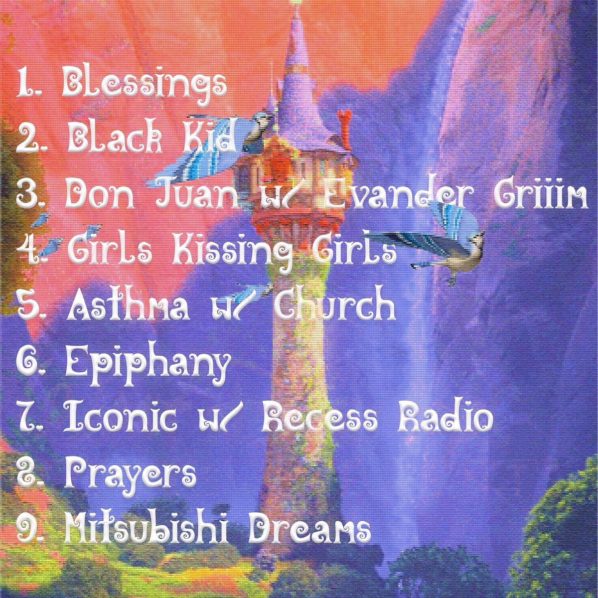 frvrboyrapunzel's tweet photo. To me the cover is everything. My debut project “Rapunzel’s Renaissance” out July 12th :
https://t.co/82wszFwRYB https://t.co/2lDxr8FkzJ