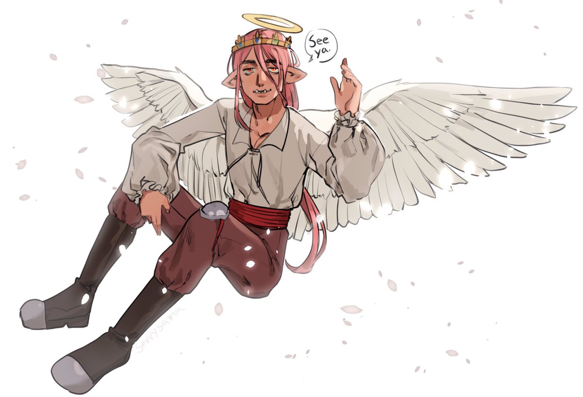 sevvy_wevvy's tweet image. Angel drawing, he deserves at least that much. #riptechno #riptechnoblade #solongnerds #technoblade #technobladefanart #technobladeneverdies