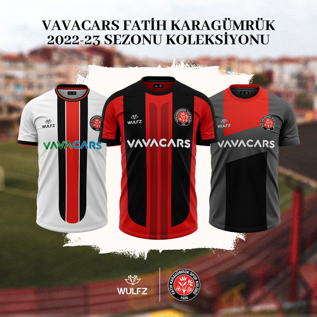 karagumruk_sk's tweet photo. Karagümrük, 2022-23 Sezonu Forma Koleksiyonu!

🔴Tarih
⚪️Zafer
🐺Alfa https://t.co/gSZqB6tbTr