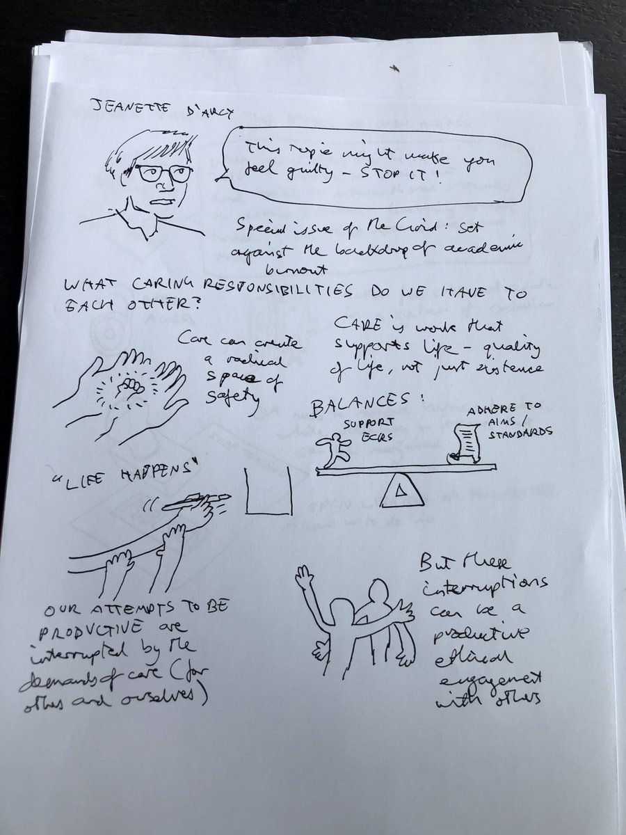 Johnmiers's tweet photo. #IGNCC22 sketchnotes day 3. Not so many today as I had to do some work *shudder* in the afternoon. Session 1.9: @jeanettedarcy1, @wilkinspeter and @ernestopriego https://t.co/WRHELoRqUD