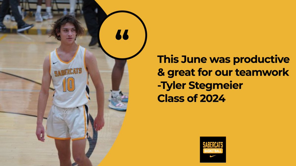 Thoughts from <a href="/StegmeierTyler/">Tyler Stegmeier</a> on our past month of June ball! <a href="/Saguaro_HS/">Sabercat Nation</a> <a href="/SaguaroSUSD/">Saguaro High School</a>