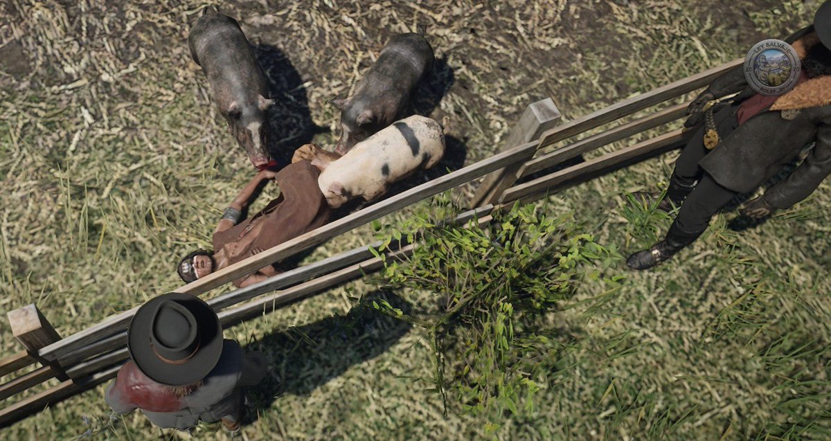 rp_ley's tweet photo. Los agentes de la ley👮 lo tienen claro, indio que robe, indio que va a los cerdos🐷

🤖https://t.co/4jLud9nEHw

#rp #roleplay #RedDeadRedemption2 #RedDeadRedemption2 #RDR2 https://t.co/Z9xq6vL9LV