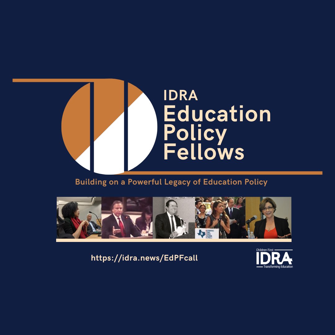 IDRA (@idraedu) on Twitter photo Apply now to be an IDRA Education Policy Fellow! The <a href="/IDRAeduFellows/">IDRAEdPolicyFellows</a> are changing the landscape of state education advocacy by training early- to mid-career advocates to influence state laws and lead a powerful network of impacted and engaged communities. idra.news/EdPFcall Apply now to be an IDRA Education Policy Fellow! The <a href="/IDRAeduFellows/">IDRAEdPolicyFellows</a> are changing the landscape of state education advocacy by training early- to mid-career advocates to influence state laws and lead a powerful network of impacted and engaged communities. idra.news/EdPFcall