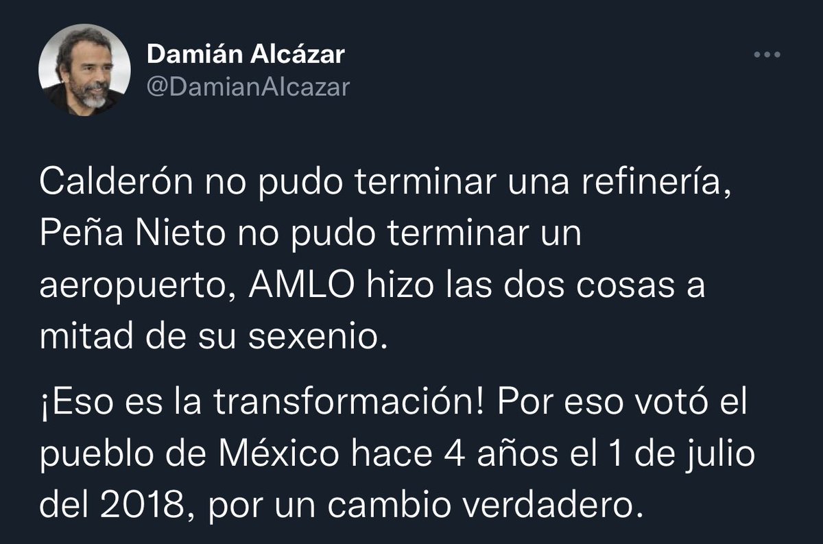 RegeneracionMx's tweet photo. #Viral Bien lo dice la cuenta no oficial de Damián Alcázar, con los ahorros de la lucha contra la corrupción se logran cosas. ¡Increíble! 👇🏻👇🏻 https://t.co/v51ZDRJ2zr