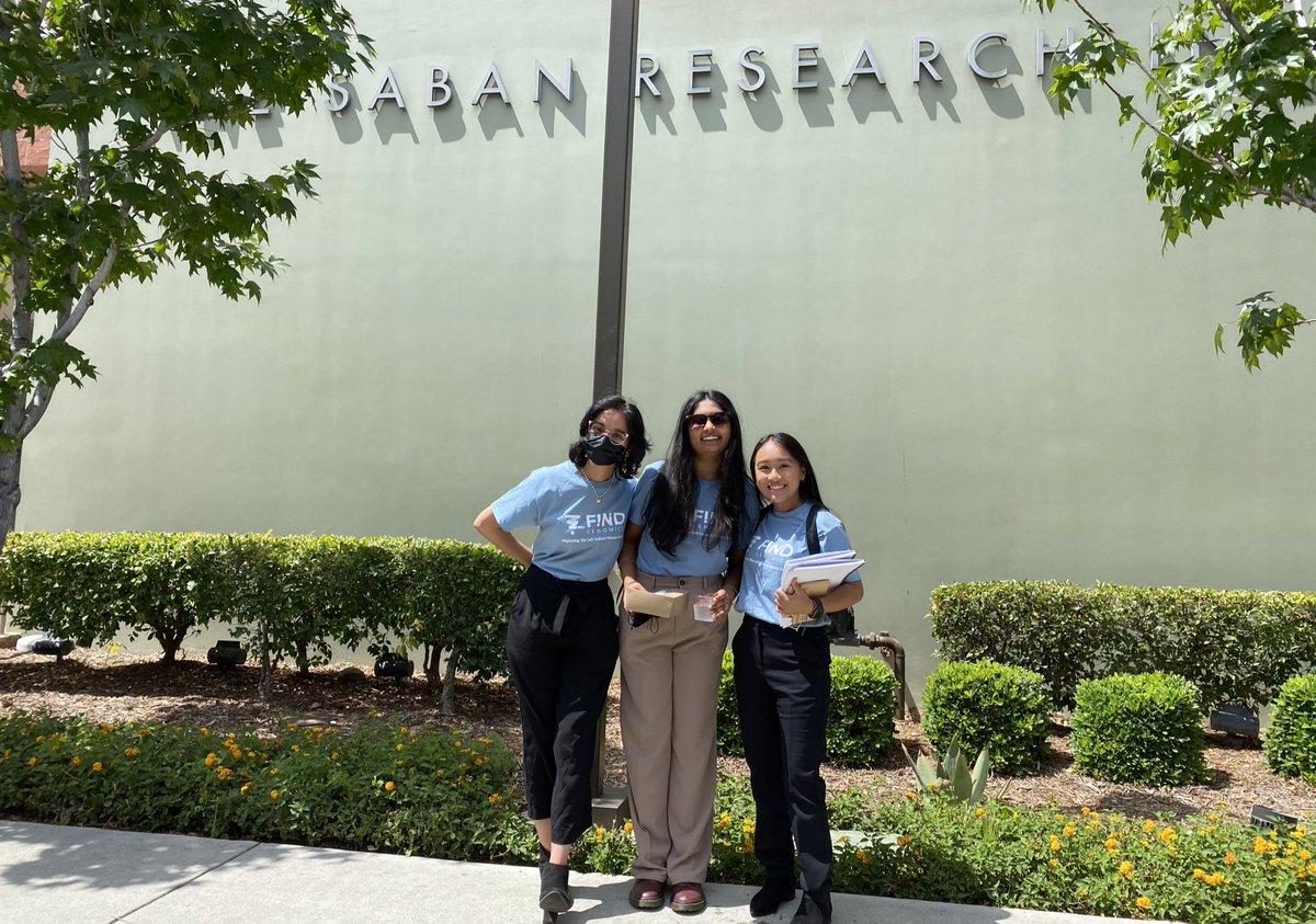 FindGenomics's tweet image. A few of our interns attended The Saban Research Institute Science Day Conference yesterday in LA. They learned a lot about the advances of stem cell research that have enhanced treatments for pediatric diseases! #stem #CHLA
