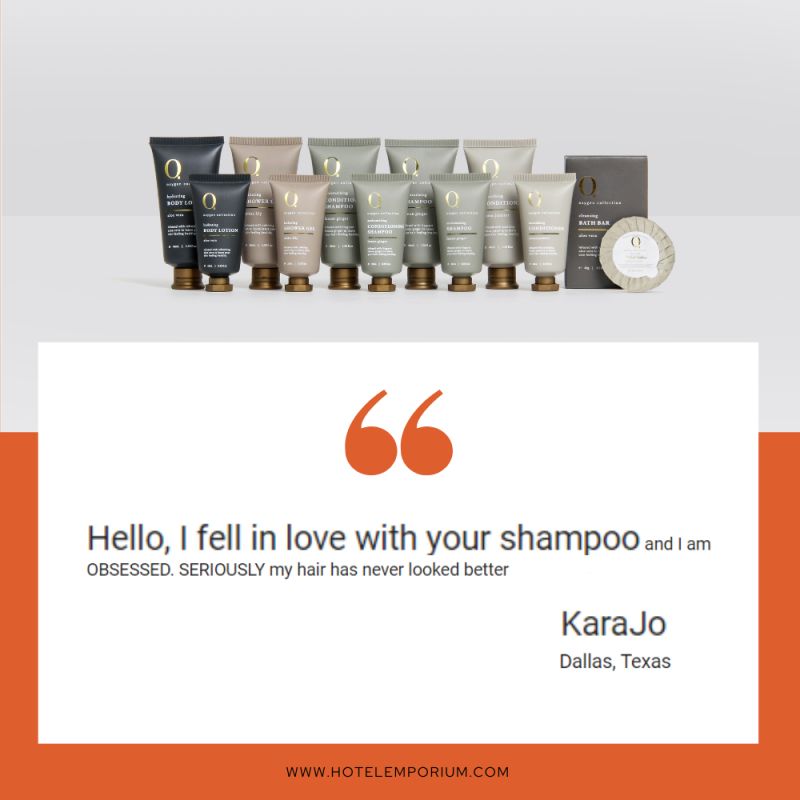 HotelEmporiumUS's tweet image. ⭐ ⭐ ⭐ ⭐ ⭐ Thank you for such a lovely review, KaraJo! We are thrilled you are as obsessed with O2 Oxygen Collection as we are! 

lnkd.in/grv8aCaR

#O2Oxygen #oxygencosmetics #hotelsoapsandshampoos #customerreview #ravereview #hotelamenities #oxygenhotelemporium