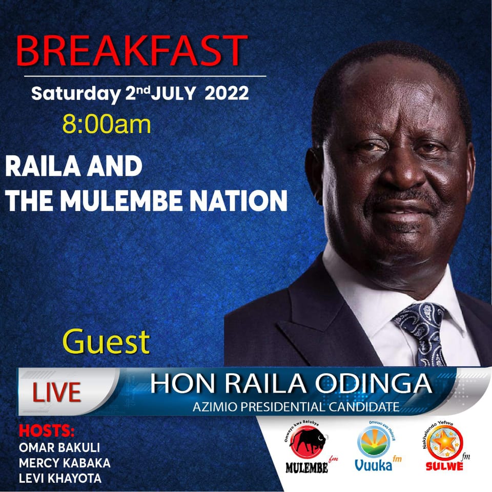 Tomorrow on Mulembe live from 8am <a href="/Mulembe_FM/">MulembeFM</a>