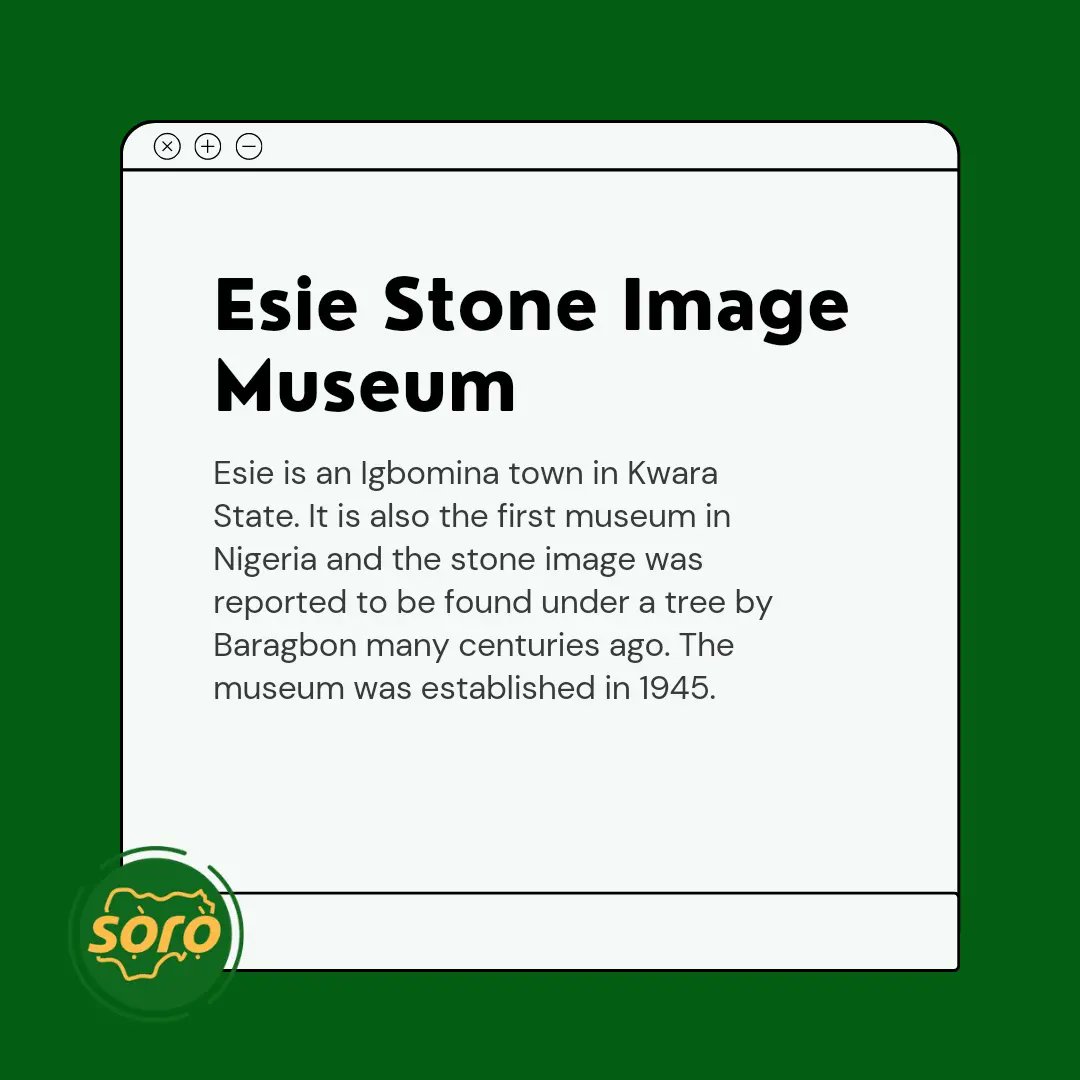 sorolingo's tweet photo. • Oduduwa Temple in Ile-Ife 
• Ogbunike Cave, Anambra State 
• National War Museum, Umuahia, Abia 
• Erin Waterfall, Ijesha, Osun State. 
• Esie Stone Image Museum, Kwara State. 

Where in Nigeria would you love to visit? https://t.co/eYBMhp6gpV