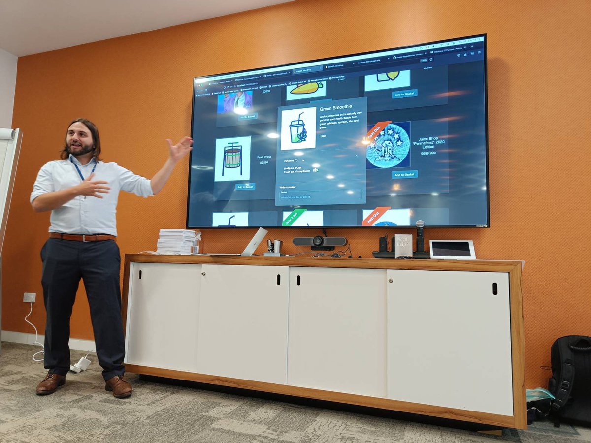 OWASPScotland's tweet photo. Thanks for @dansecops for his talk yesterday evening at our first in person event in some time! We hope everyone enjoyed it. https://t.co/cO9tmbgo4V