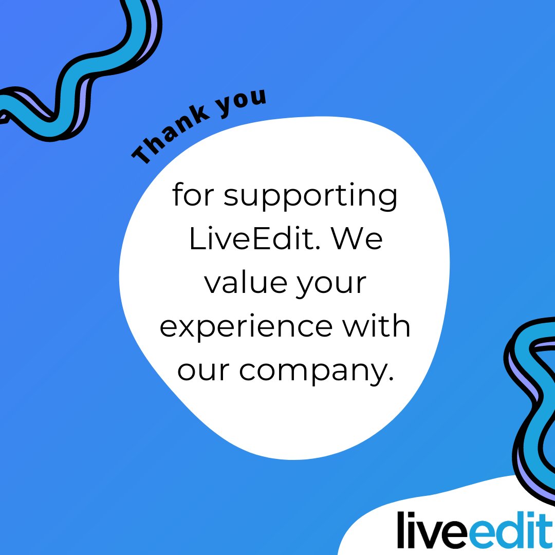 liveedit's tweet photo. Shoutout to all of you who have collaborated with our team or support us online. We appreciate each and every single one of you!

#thankyou #liveedit #appreciation #webdesign #digital https://t.co/qgenYI8kkc
