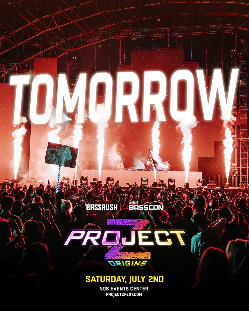 The Triarc Awaits.🚨 Tomorrow, we unite!⚒ Be sure to hydrate, prep your bodies &amp; be prepared for a full day through the heavy sounds of <a href="/bassrush/">BASSRUSH</a> &amp; <a href="/bassconmassive/">Basscon</a>.🔊 

Don't miss your chance to lock in your positions.→ prjctz.co/tix