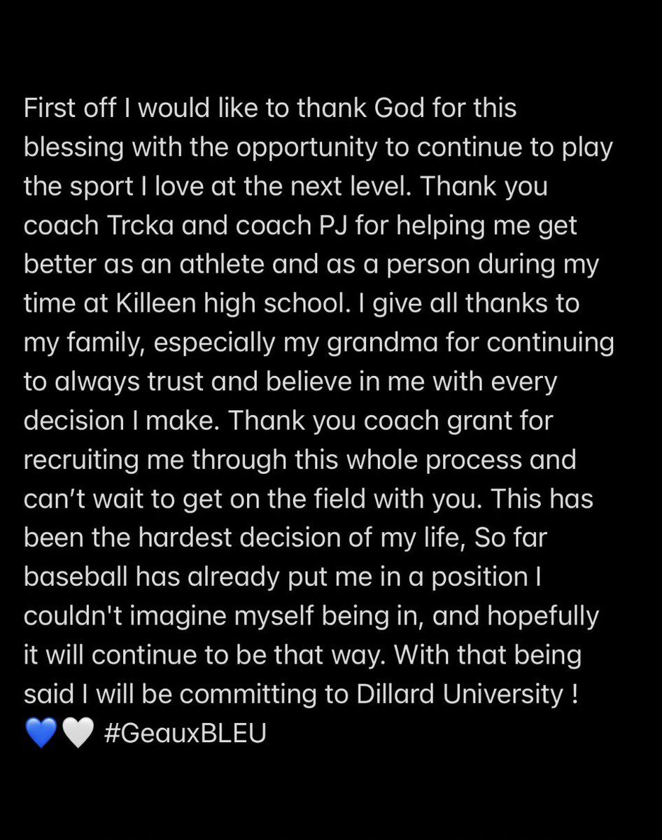 KeymoniColeman's tweet photo. Ready for the next chapter! Let's Geaux Bleu Devils! #HBCU #GeauxDU #GeauxBleu @BleuDevilBSB @CoachTGrant42 @du1869 @KHSRoosFootball @KNCT_SPORTS @NicholasPettij1 @dtrcka18 https://t.co/G1wt2qql4h