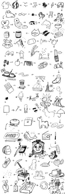 本日の絵しりとりです 