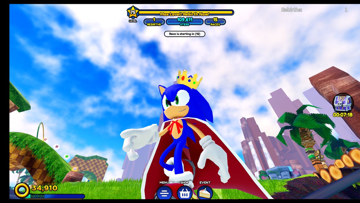 KrishnaKBON's tweet photo. Ahaha yes ! I unlocked #ModernSonic, #ClassicSonic, #ModernTails & #BirthdaySonic 🤩
In #SonicSpeedSimulator 🔵💨
Btw Modern Sonic is about to eat cake lol
@gamefamstudios #SonicTheHedgehog #Roblox #KBON https://t.co/yGAK284eVA
