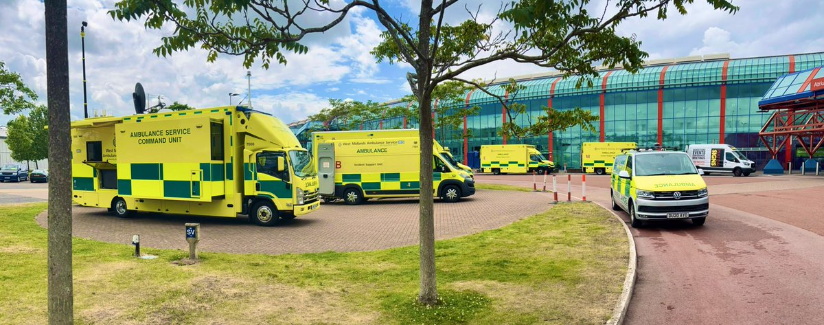 Busy few days for the CWG Planning team! Yesterday we delivered training to staff from <a href="/Ldn_Ambulance/">London Ambulance Service</a>, who will be supporting the Lee Valley Velodrome. Today…back to the <a href="/thenec/">The NEC</a> with <a href="/OFFICIALWMAS/">West Midlands Ambulance Service #HelpUsHelpYou</a> Commanders, who were receiving Major Incident training. 27 days to go!🚑🏅🏋🏼
