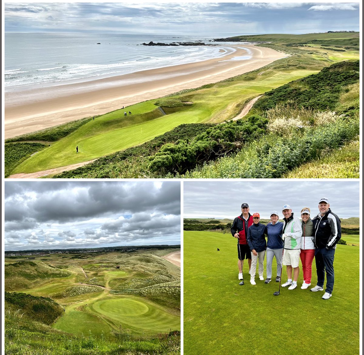 Happy Canada Day 🇨🇦 from Cruden Bay GC 🏴󠁧󠁢󠁳󠁣󠁴󠁿. Special day of golf in amazing weather. <a href="/Crudenbaygolf/">Cruden Bay Golf Club</a>