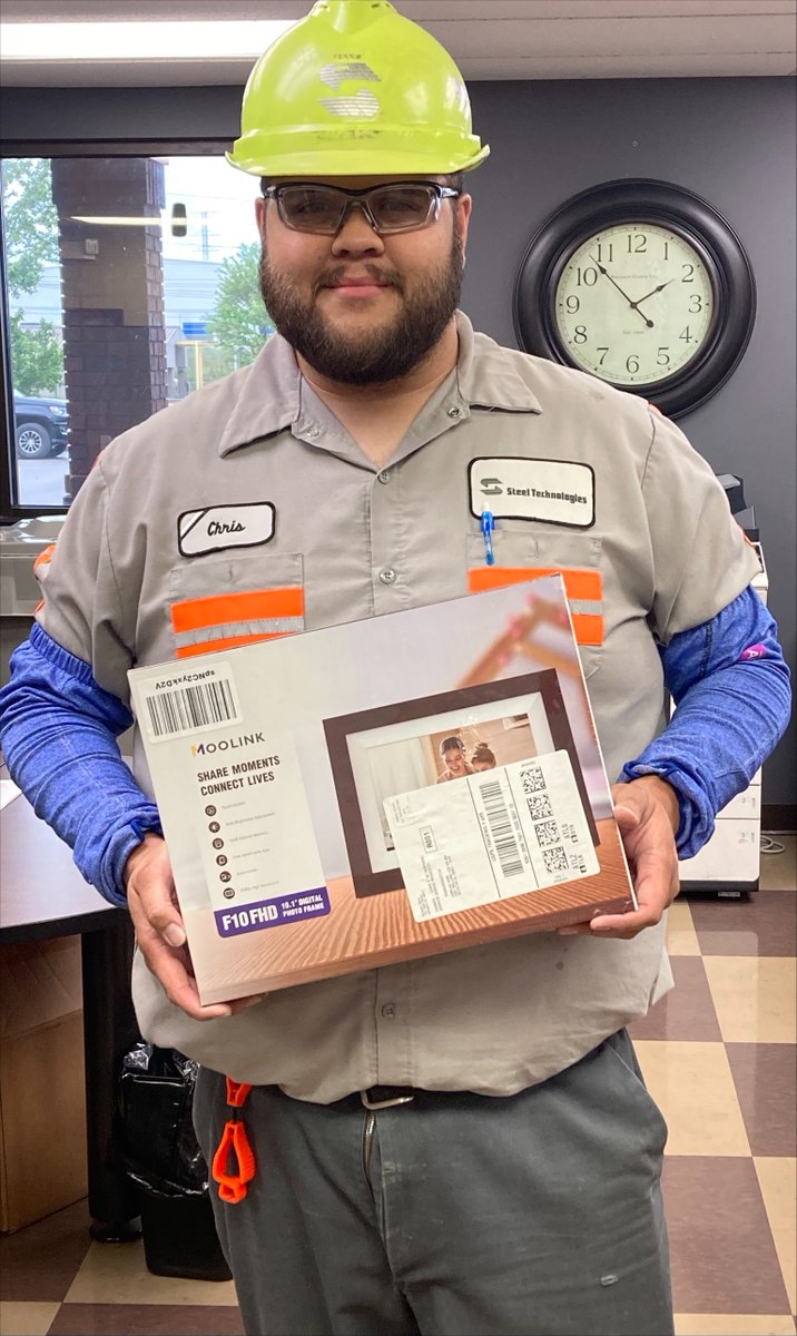 Safety is the #1 value at Steel Tech. One way to help keep our team safe is by valuing their well-being. We had a such a great turn out at our wellness screening events that we decided to give away some gifts! #SteelTechTeam #StayWell