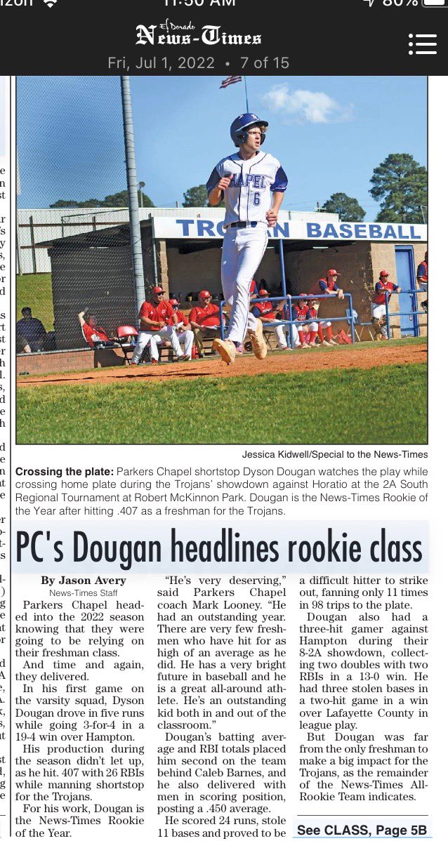 Dysondougan_25's tweet photo. Rookie of the year. @EvanHamm @Brewsterc29 https://t.co/OYW5ohUB0U