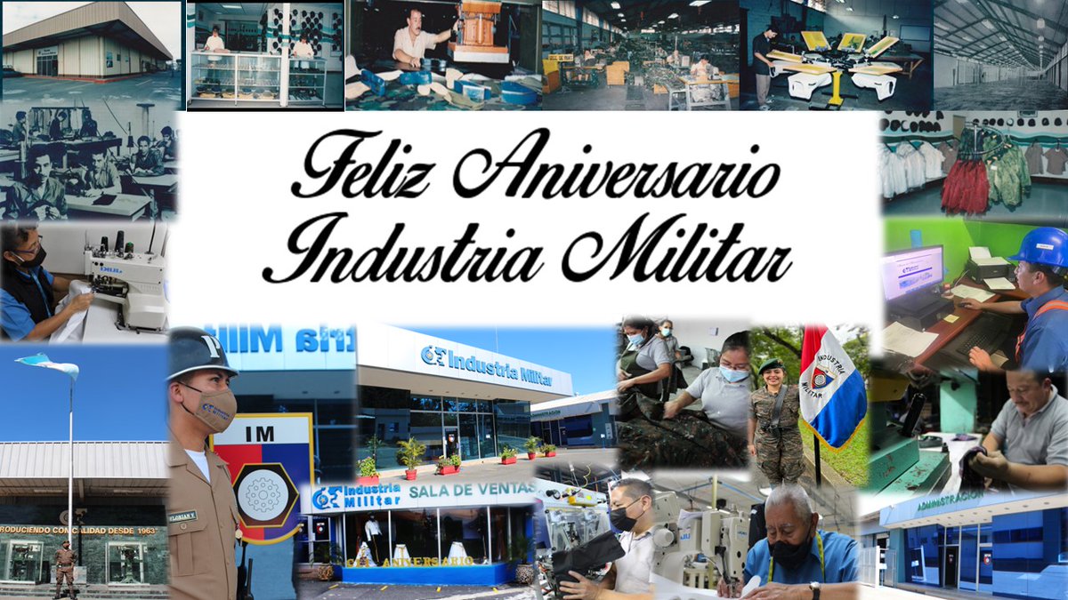 INDUSTRIAMILIT3's tweet photo. Celebramos Aniversario de Industria Militar, con el cumplimiento de la misión de  Fabricar, importar, comercializar y distribuir artículos, bienes, equipos, armas y suministros de toda clase, que requiera el Ejército de Guatemala #EjercitoGT |#MINDEF.#UnSoldadoFirmeyLeal https://t.co/3NsUhNrLMc