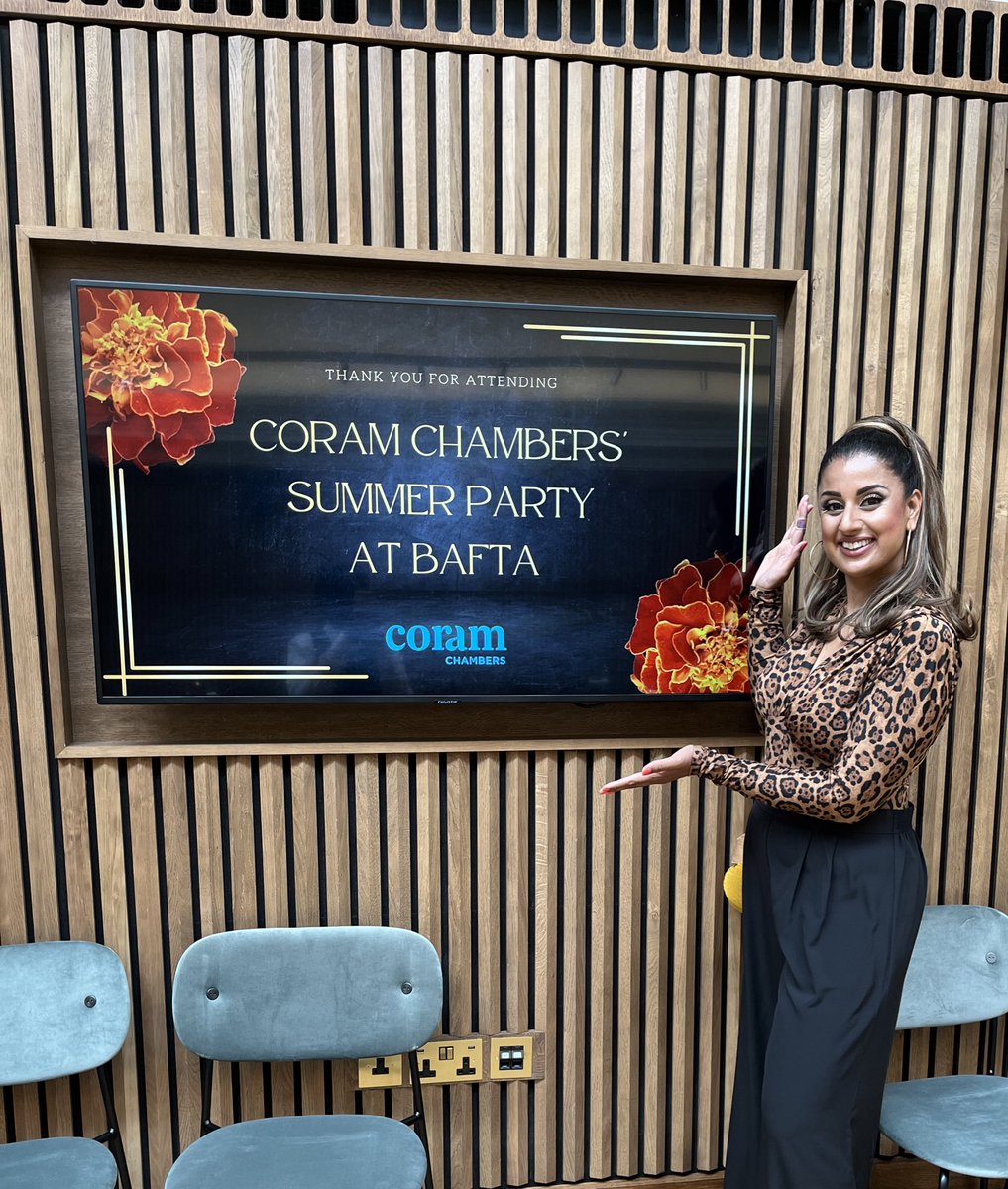 CoramFamilyLaw's tweet photo. Oh what a night! We were overjoyed to welcome so many of our wonderful members, clients, solicitors and judges to our glam summer party at @BAFTA last night 🤩 

Thank you to everyone who came and for making it such a memorable evening ✨ https://t.co/g3a7tyn7xz