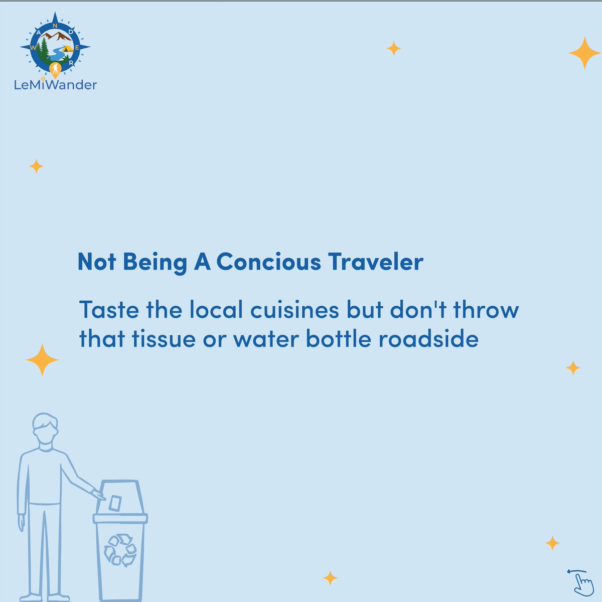 LeMiWander's tweet photo. Next time, when we travel, let’s be more responsible while seeking our experiences. 
Stay tuned for more interesting experiential travel tours with LeMiWander – Coming Soon!!!
.
.
.
.
#experientialtravel #experientialtraveljourneys #LeMiWander #newwaytotravel https://t.co/Z4iveAtPNt