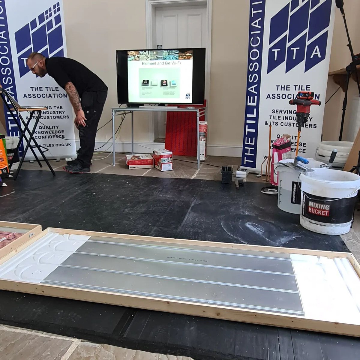 Warmup_Plc's tweet image. Training session at the TTA Head Office @ttaawards 
Amazing feedback from everyone involved.

#renovationproject #tilingassociation  #tilerscommunity #tilerspride #tilersofinstagram #tileultra #tilelife #tilers @westwoodstiling