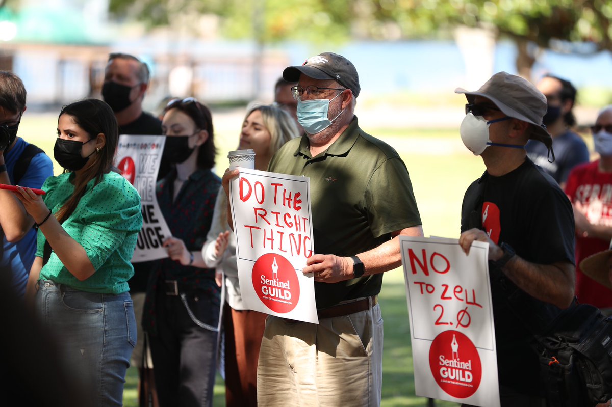 Today’s layoffs by Randall Smith’s Alden Global Capital of non-union colleagues at the <a href="/SunSentinel/">South Florida Sun Sentinel</a> is an attack on Florida journalism and democracy. It brings into focus why we unionized to fight @TribPub — to make sure our communities get the news we all need.