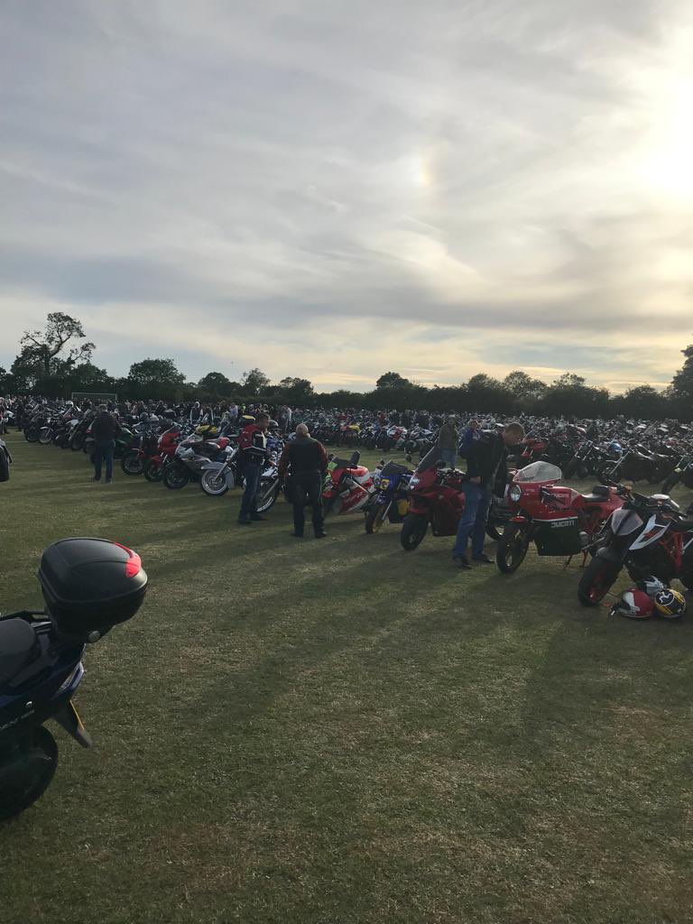 whitedalton's tweet photo. It’s that awesome time of the year.  Last weekend was the ABR show, then the amazing Cassington bike show (photos below) on Monday and this weekend it’s the @MKBikeShow!Come by, say hello and grab a free neck warmer and a prize card to win a free motorbike.
Gavin Grewal-Partner https://t.co/DSNEPg2N7H