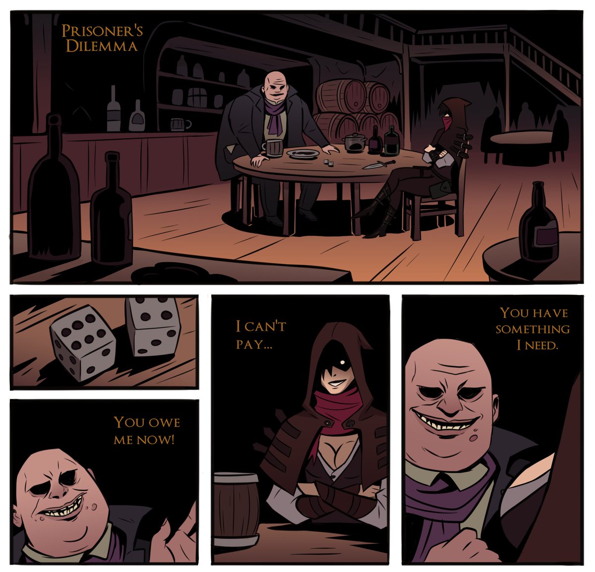 DuelistGame's tweet photo. We have prepared a new comic for you. The story of an uneasy relationship between the Highwayman and the Highwaywoman. Enjoy!

#comicbook #gamedev #indiedev https://t.co/zk08xN71xZ
