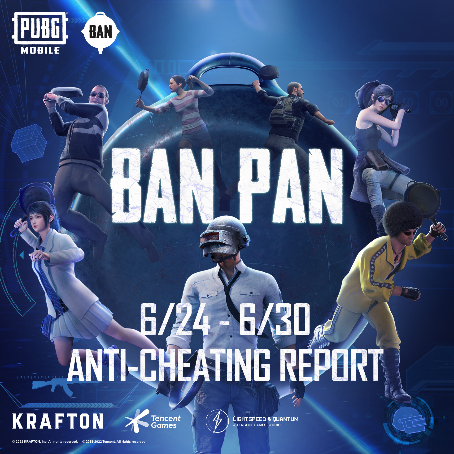 Pubg Mobile Pubgmobile Banpan Report From 6 24 To 6 30 We Permanently Suspended 467 767 Accounts And 5 022 Devices During Week 25 We Removed 12 7 Online Cheat Ads With 218 462 7 Pubg Mobile Pubgmobile Banpan Report From 6 24 To 6 30 We Permanently Suspended 467 767 Accounts And 5 022 Devices During Week 25 We Removed 12 7 Online Cheat Ads With 218 462 7