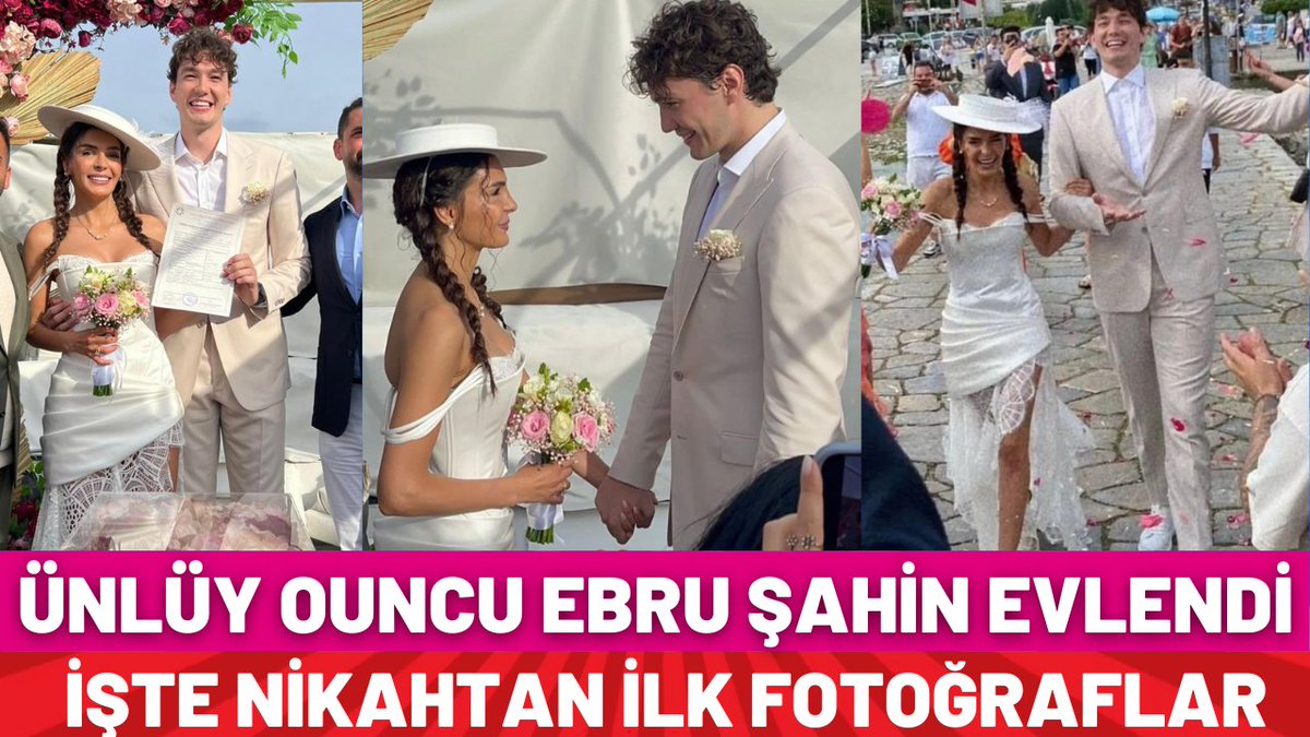 BLGMEKANI2's tweet photo. ÜNLÜ OYUNCU EBRU ŞAHİN VE CEDİ OSMAN EVLENDİ DÜĞÜNDEN İLK KARELER https://t.co/AJPexriwYE @YouTube aracılığıyla #ebruşahin, #cediosman, #ebrusahin, #magazin, #magazinhaberi, #magazinhaberleri, #magazinhaber, #asgariücret #MabelMatizHaddiniBil Net 5500 https://t.co/DHGgppyQuR