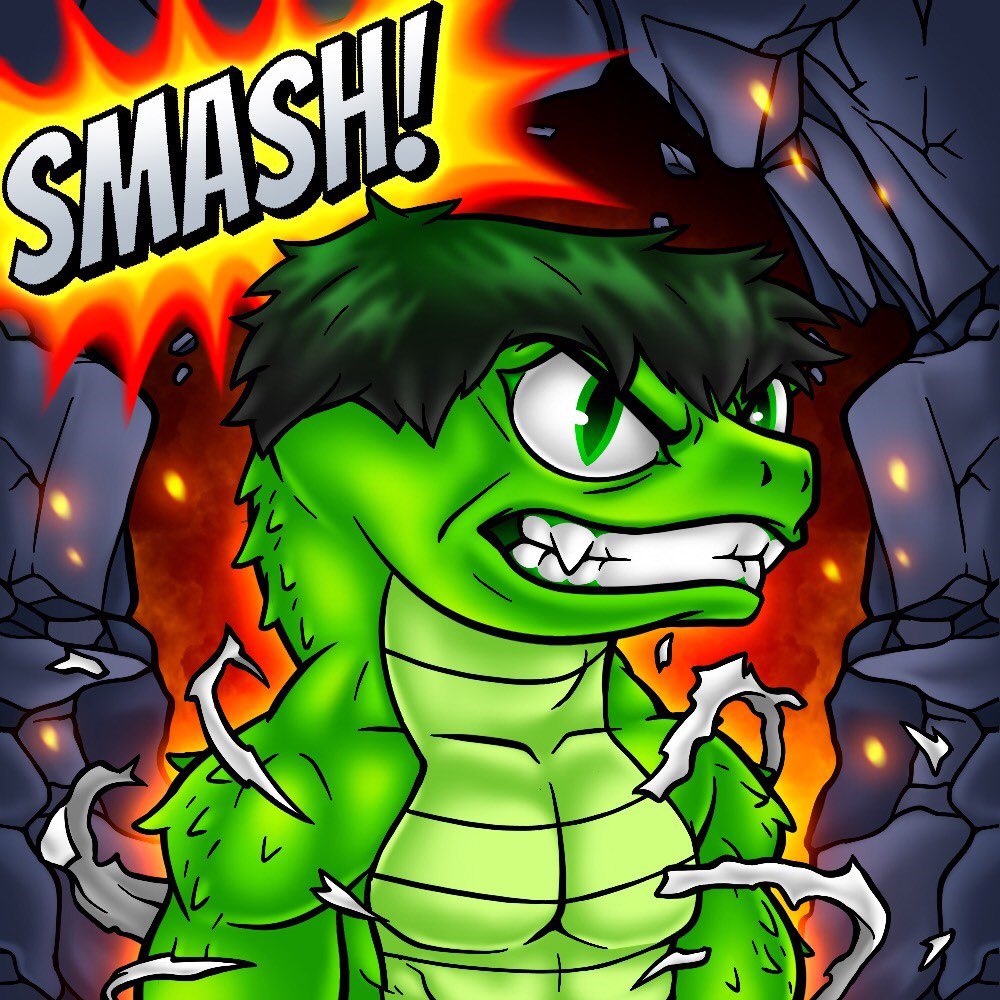 Our third Custom PFP for our Serpent Charmer @hbar_hulk 

Hulk Serpent 🐍

⬇️ Want to join the Sneks?

Link in Bio 🔗

- 3,920 Trees Planted so far 🌴
- $1000 Donated to <a href="/savethesnakes/">Save The Snakes</a> 

Join the greenest project on the greenest BlockChain <a href="/hedera/">Hedera</a>
#hbar #nft
