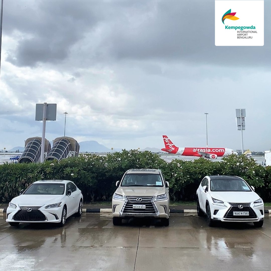 BLRAirport's tweet photo. Lexus has partnered with us for the movement of VIP guests between the aircraft and the VIP Terminal. This partnership with #Lexus will offer our premium guests an exclusive on-ground experience when they travel through #BLRAirport. #cars #luxury #VIPTerminal #Bengaluru https://t.co/vt4NFC79Ra