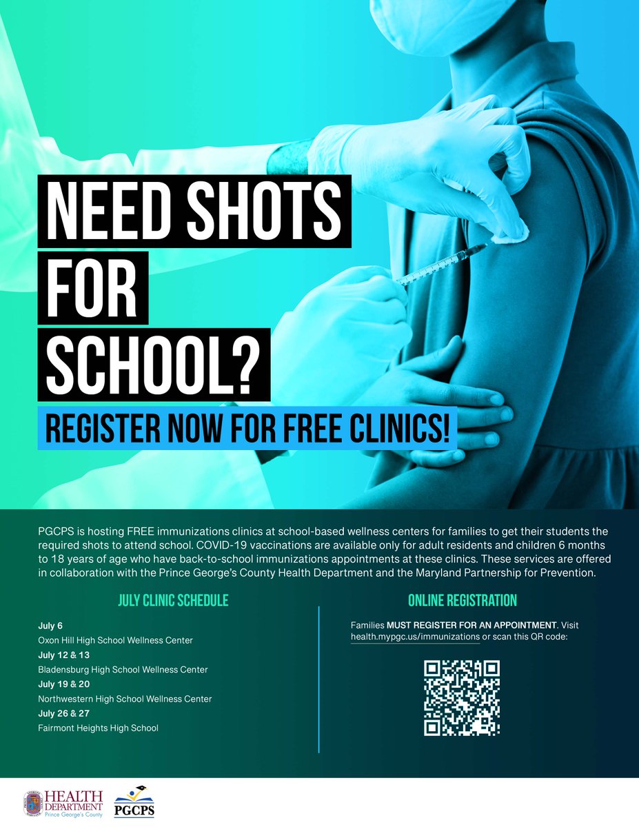 Back-To-School Student Immunization Clinics Added for Aug. 18