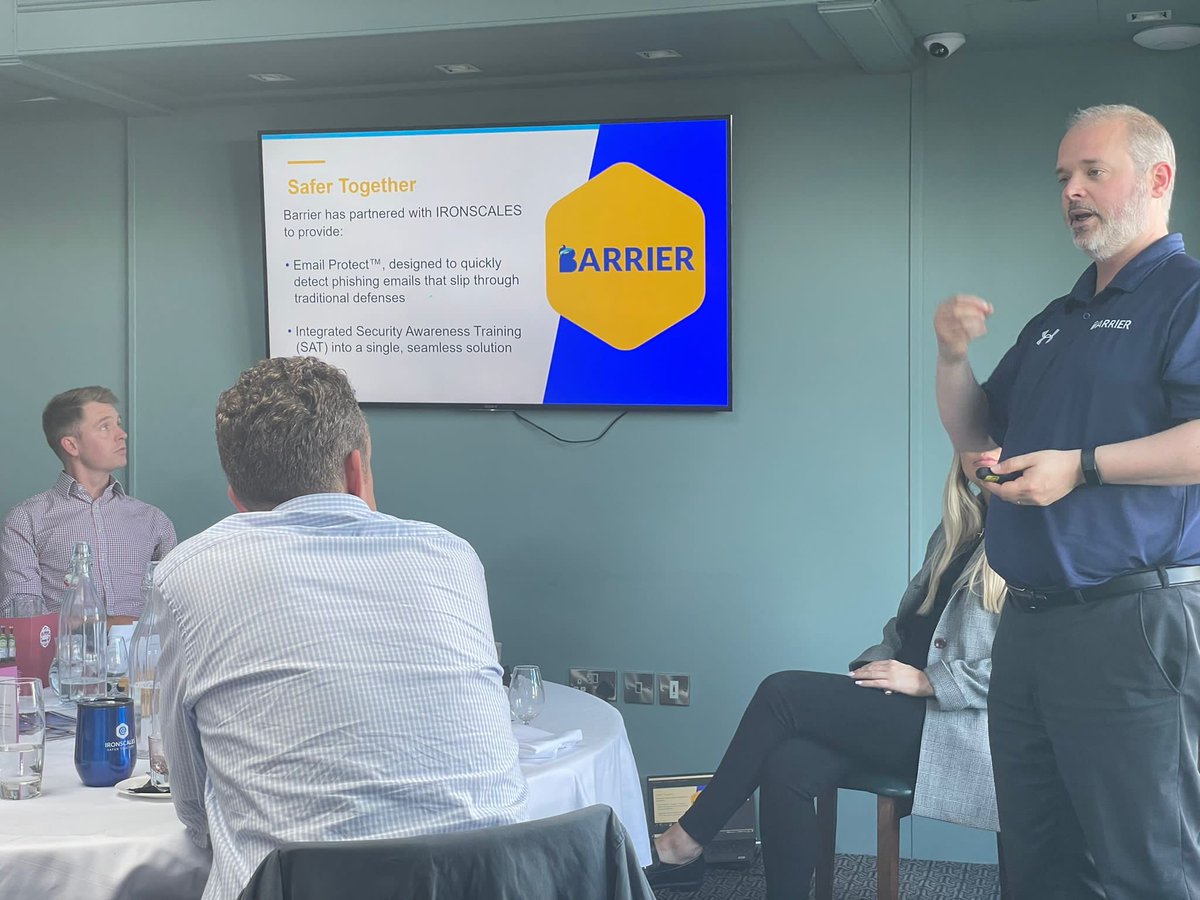 IRONSCALES on Twitter "We had a fantastic time with our partner