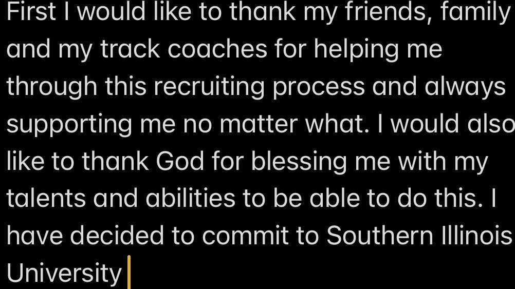 XavierPreston16's tweet image. Found my home😁 @CoachHerbertSMF @SIU_TrackXC