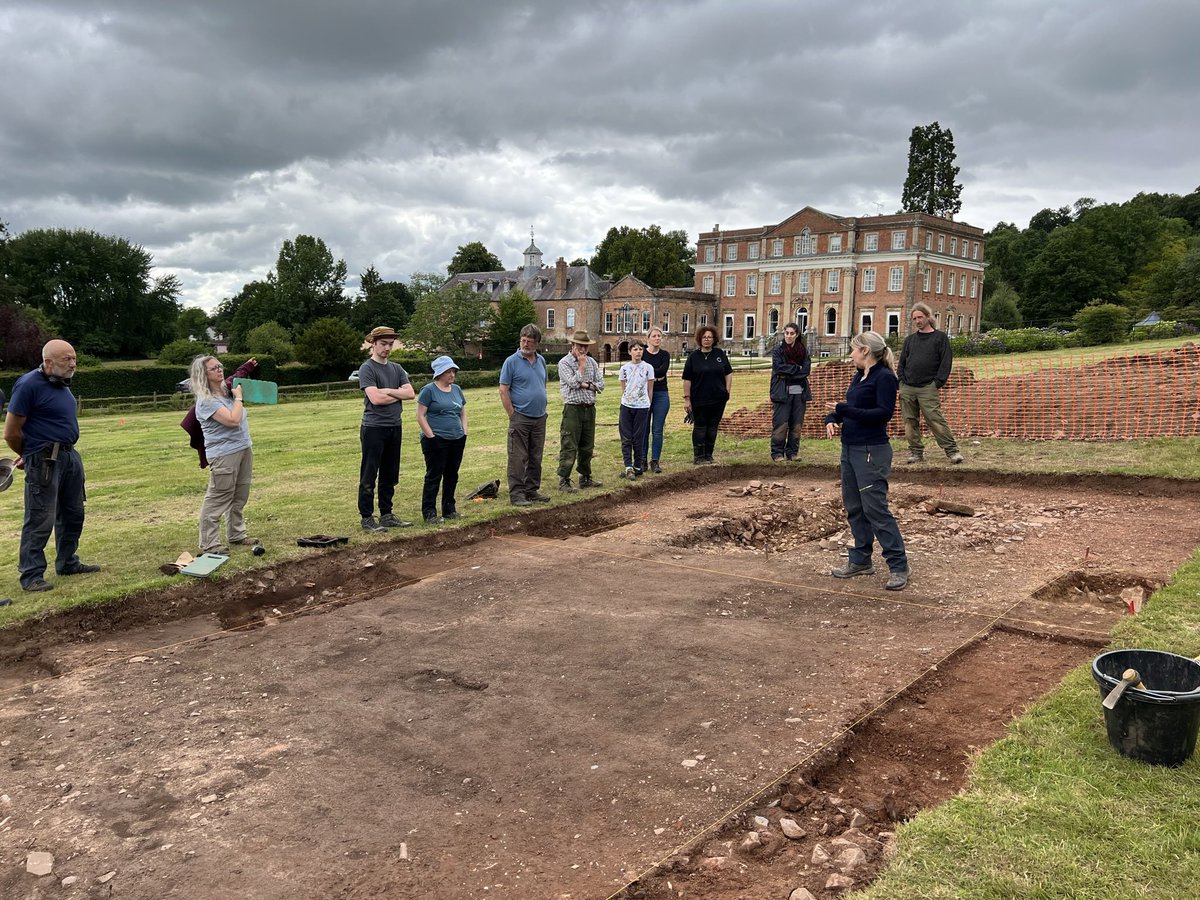 context_one's tweet image. The 3rd day of our #exavation @CourtCrowcombe for @QuantockLPS and a great day of digging. More occupation evidence including copious amounts of window glass and lead work, a 13th century Ham Green jug handle, a stone door jamb, and, of course, a brick-vaulted #victorian drain.