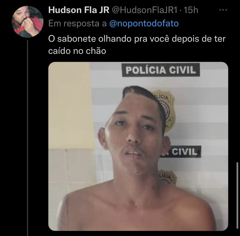 Disso aqui eu ri largado