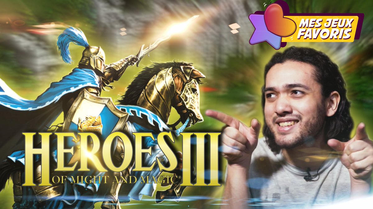 PlaneteAstral's tweet image. Une nouvelle vidéo vient de sortir ! 💥
Découvrez "Mes jeux favoris" ❤️, un nouveau format alliant gaming et narration ! Et on démarre avec Heroes III

Pour découvrir la vidéo, rendez-vous à ce lien :
🔗 youtube.com/watch?v=T9Zwdt…

#YouTube #PlaneteAstral #Gaming #HeroesIII