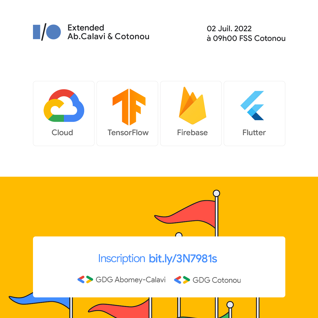 Le #googleio  c'est à partir de 09h demain et c'est l'heure de vous parler du programme que nous vous proposons avec <a href="/GDGAbomeyCalavi/">GDG Abomey-Calavi🇧🇯 #DevFest2024</a> 

<a href="/googleafrica/">Google in Africa</a> <a href="/googledevs/">Google for Developers</a>