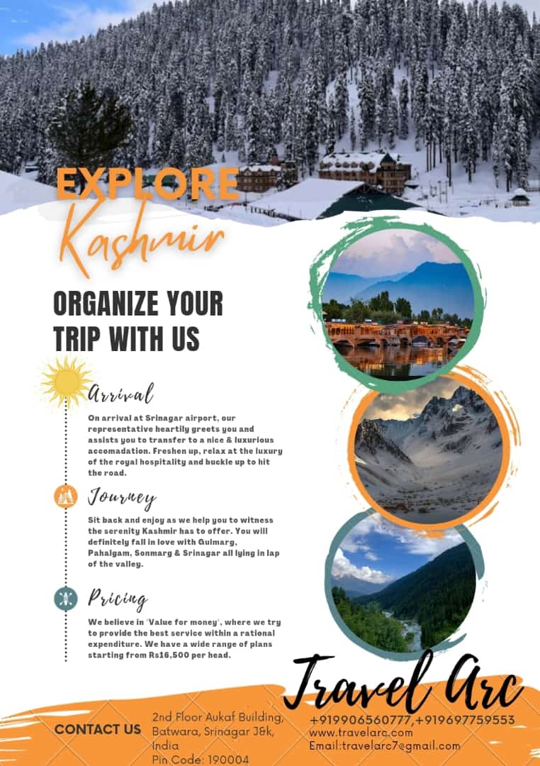 travelarc7's tweet photo. Embark on this beautiful journey with us to unlock a treasure of everlasting pleasant memories.
For further details, please contact us on +919906560777/ +919697759553
Email: travelarc7@gmail.com
Packages start from 15,000 per head.
#travel #explore #KashmirWelcomesYatris #india https://t.co/7kVAG1Eapb