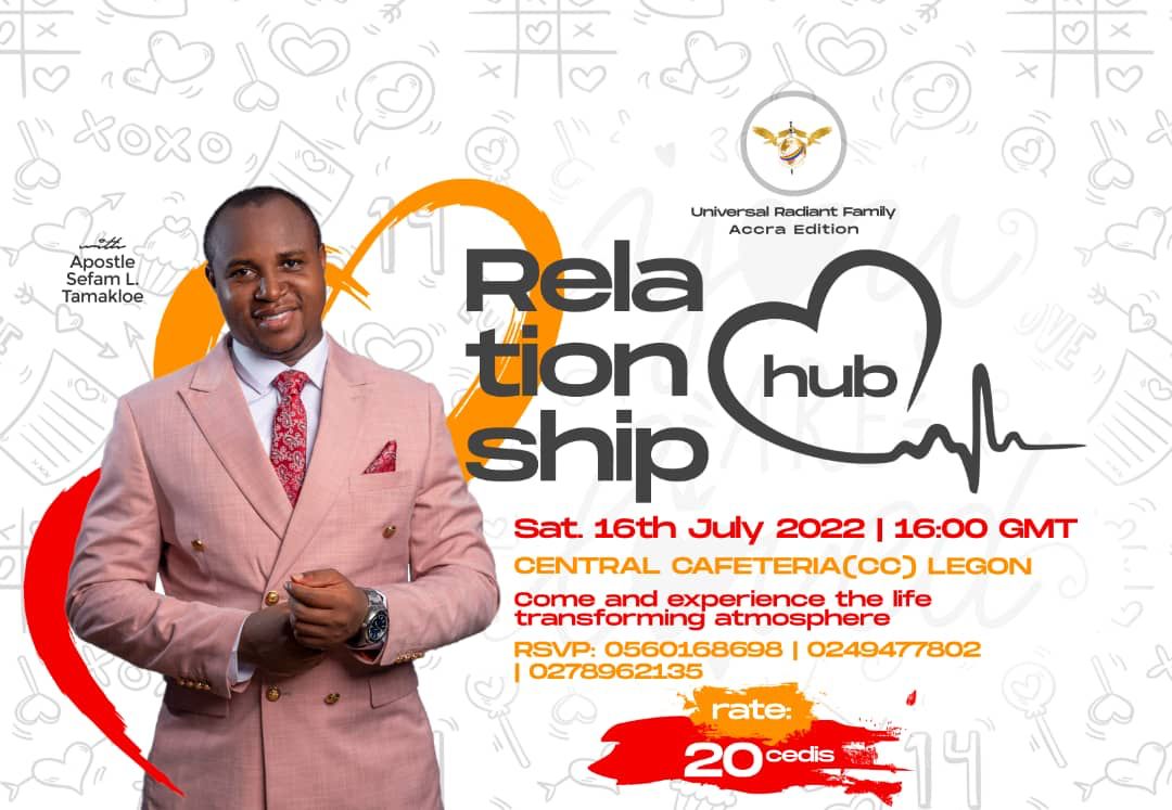 URFamilyglobal's tweet photo. The Universal Radiant Family is inviting you to the biggest youth  relationship event to hit Accra!! Anticipations are extremely high and the excitement is all over Grab your tickets for just 20.00. Just send us a dm for your tickets
#Relationshiphub
Universal Radiant Family https://t.co/yzAt5VkyEh