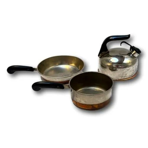 Vintage Mar Toys Japan Childs Play Pots Kettle Metal Copper Bottom50s Kitchen  | eBay buff.ly/3bACJ6h #vintagetoys #martoys