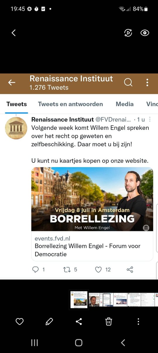 Nieuw2020's tweet photo. @g900ap Het kan nóg gekker!!😂😂😂 #willemengel gaat spreken op het Renaissance Instituut....o.a. over het recht op geweten🤣 #ivermectineschade #fvdproleten https://t.co/1FnoddDDcO