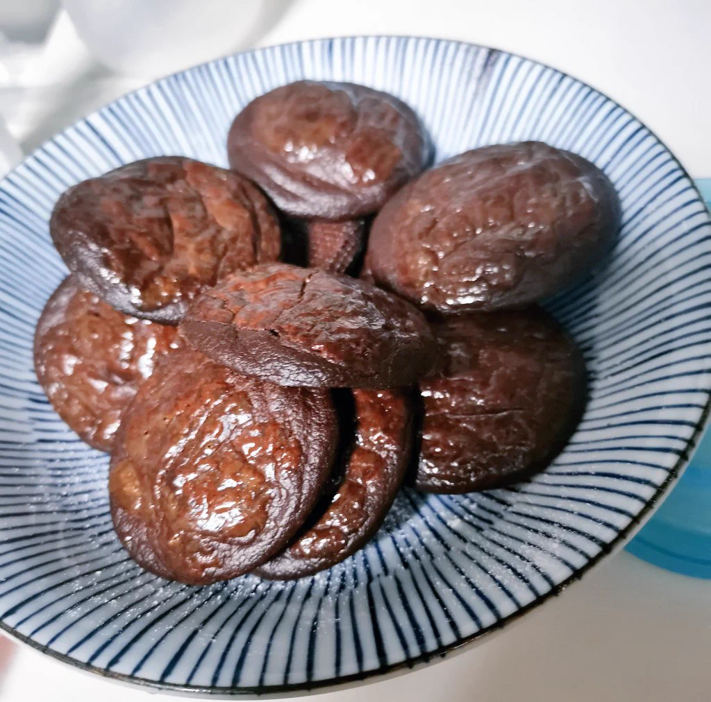 シュークリームの失敗作。なんと椎茸が出来上がった！