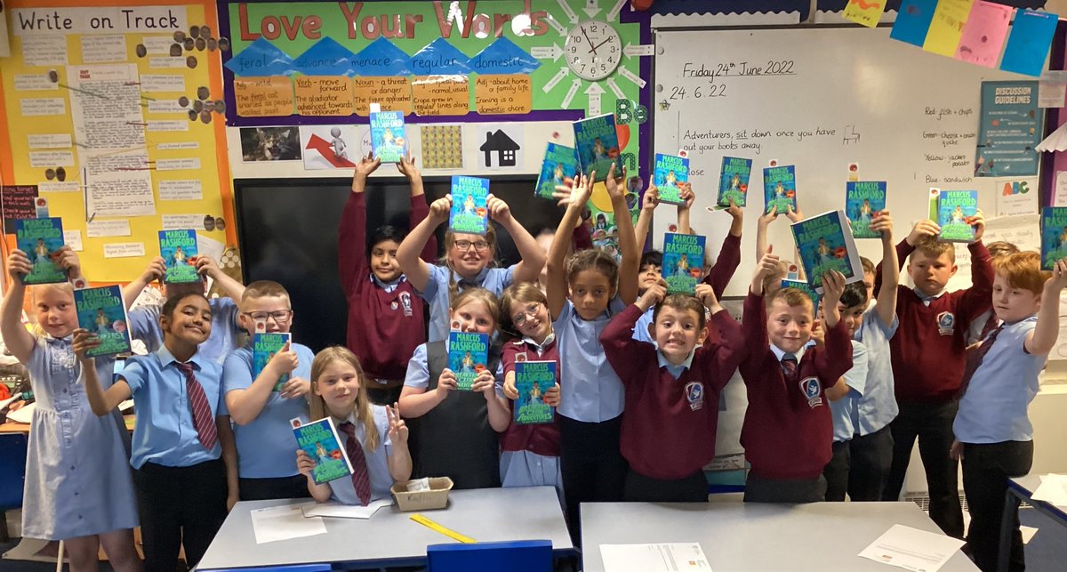 Nurture_StJames's tweet photo. We'd like to say a huge thank you to @magic_breakfast @MarcusRashford @MacmillanKidsUK We had some extremely happy children when they recieved their free books. @church_prim https://t.co/p85JEdPynM