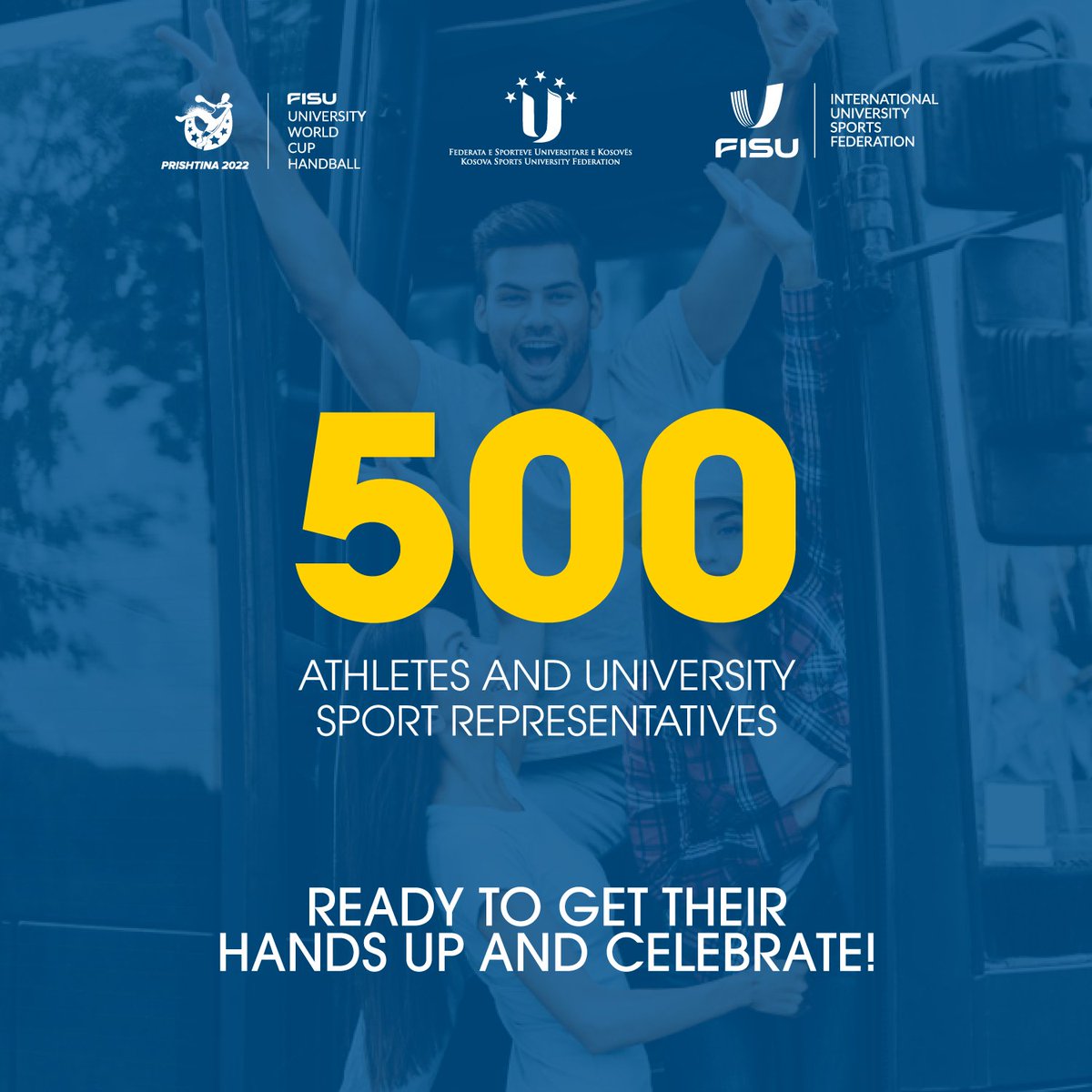 FisuHandballCup's tweet photo. Prishtina is waiting with open arms! 🤗 🇽🇰

More than 500 athletes and university sport representatives from 20 countries of the world will be attending this year's World Cup. The city is preparing for it's first ever World Cup, and it's getting ready to make you feel like home. https://t.co/Rv036FMIDy