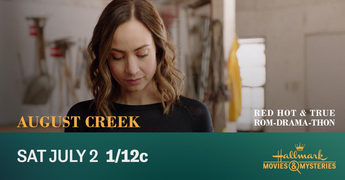 Get ready to swoon! The #RedHotAndTrue Rom-Drama-Thon starts tomorrow. Tune in and tweet along to share your favorite moments from movies like #AugustCreek starring <a href="/RyanCaltagirone/">Ryan Caltagirone</a> and <a href="/_CourtneyFord_/">Courtney Ford</a>. ❤️‍🔥